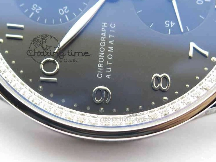 MIROTIME 0312 Unique Portuguese IW3714 Diam ZF V2 1:1 Best Edition Gray Dial On Brown Leather Strap A79350 (Slim Movement) 7250